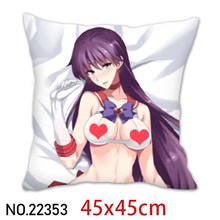Japan Anime Girl Hino Rei Pillowcase Cushion Cover