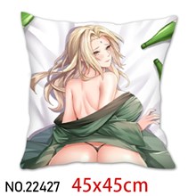 Japan Anime Girl Tsunade Pillowcase Cushion Cover