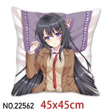 Japan Anime Girl Sakurajima Mai Pillowcase Cushion Cover