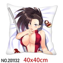 Japan Anime Girl Yaoyorozu Momo Pillowcase Cushion Cover
