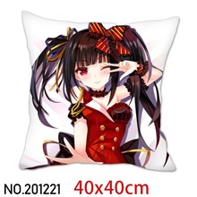 Japan Anime Girl Tokisaki Kurumi Pillowcase Cushion Cover
