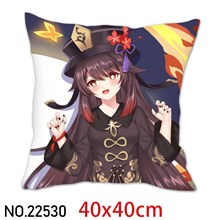Japan Anime Hu Tao Pillowcase Cushion Cover