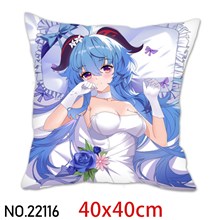 Japan Anime Girl Ganyu Pillowcase Cushion Cover