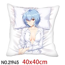 Japan Anime Girl Ayanami Rei Pillowcase Cushion Cover
