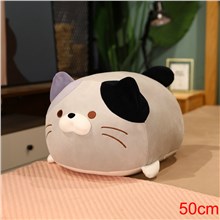 Grey Cat Cartoon Plush Pillow Soft Plush Toy