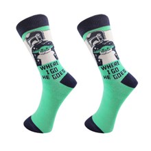 Baby Yoda Men's Crew Socks