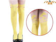 Anime Women's Leggings Tattoo Socks Sexy Sheer Pantyhose Tights Pants