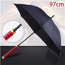 Japan Anime Black Samurai Umbrella Ninja Katana Samurai Umbrella