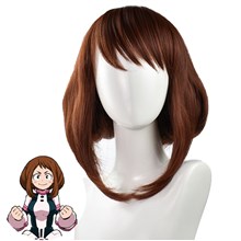 Japan Anime Girl OCHACO URARAKA Cosplay Wig