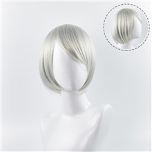 Anime 2B Cosplay Wig Short Wig for Halloween Party