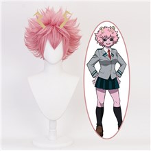 Japan Anime Ashido Mina Wig Hairpin Set Cosplay