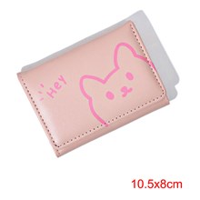 Cute Rabbit Pattern PU Pink Wallet