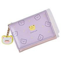 Cute Bear Pattern PU Wallet