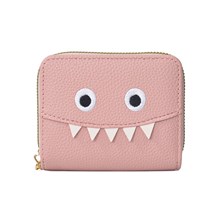 Cute Little Monster Pink PU Wallet