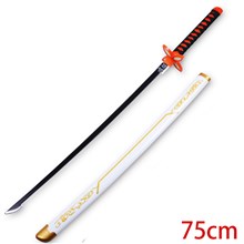 Japanese Anime Kochou Shinobu Bamboo Blade Demon Slayer Wooden Sword Cosplay
