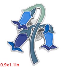 Anime Qiqi Violentgrass Enamel Pin Brooch Badge
