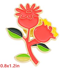 Anime Xiangling Jueyun Chili Enamel Pin Brooch Badge