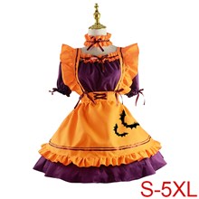 Halloween Apron Maid Costume Cosplay