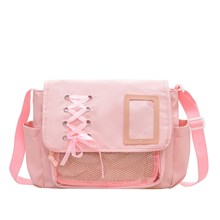 Lolita Pink Itabag Uniform Bag Nylon Shoulder Bag