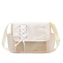 Lolita White Itabag Uniform Bag Nylon Shoulder Bag