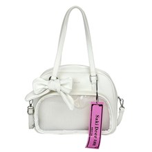 Lolita White Bow Itabag Uniform Bag PU Shoulder Bag