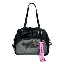 Lolita Black Bow Itabag Uniform Bag PU Shoulder Bag