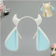 Cute Plush Sheep Horn Hair Clip Hair Hoop Animal Ears Headband Animation Cosplay