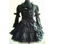 Lolita Black Costume Cosplay