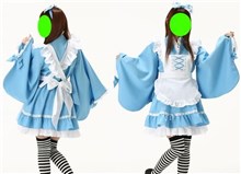 Lolita light blue Costume Cosplay