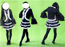 Lolita Black Costume Cosplay