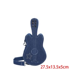 Guitar Shaped Shoulder Bag