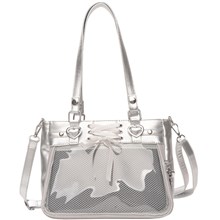 Lolita PU Itabag Clear Window Shoulder Bag Kawaii Anime Bag