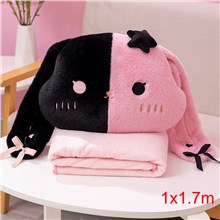 Lolita Rabbit Cartoon Blanket Pillow Soft Warm Air Conditioning Blanket