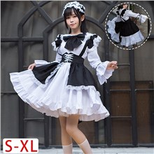 Japan Anime Cosplay Maid Fancy Dress Costume
