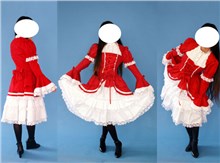 Lolita Red Costume Cosplay