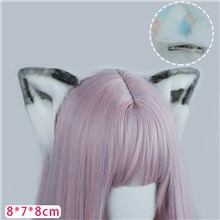 Furry Fox Ear Hair Clip Headband Lolita Cosplay