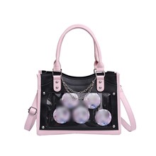 Lolita Pink Kawaii Itabag Shoulder Bag Anime Cosplay Bag(Only Bag)