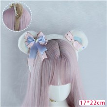 Lolita Bear Ear Hair Clip Hair Hoop Headband Cosplay