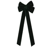 Lolita Velvet Hair Bows Green Hair Ribbon Clips Big Fall Alligator Clips Hair Accessories