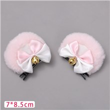 Furry Bear Ear Hair Clip Headband Lolita Cosplay