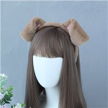 Lolita Animal Dog Ear Hair Clip Hair Hoop Headband Cosplay