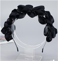 Lolita Black Bow Hair Clip Hair Hoop Headband Cosplay