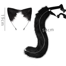 Cute Animal Ear Hair Clip Hair Hoop And Tail Set Lolita Cosplay