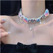 Lolita Heart Choker Necklace