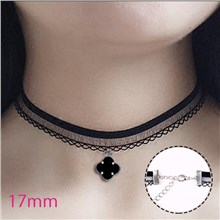 Lolita Black Lace Choker Necklace