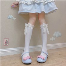 Lolita Bow White Socks