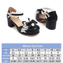 Gothic Punk Lolita Cosplay Shoes Mary Jane Shoes