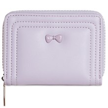 Lolita Lovely Bow Women Wallet with Card Holder Short Purse PU Leather Wallet