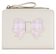 Cute Bow Sweet Girl Wallet with Card Holder Short Purse PU Leather Wallet