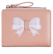 Cute Bow Sweet Girl Wallet with Card Holder Short Purse PU Leather Wallet
